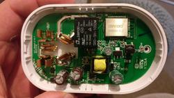 The S20c internals. Note the chip labeled '8266'